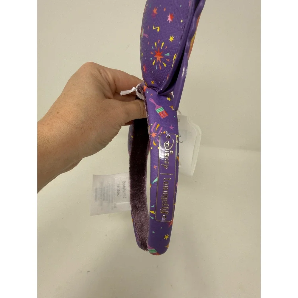 Disney Loungefly EPCOT Festival of the Arts 2025 Figment Ear Headband Purple NWT